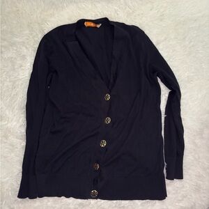Tory Burch Logo Button Cardigan